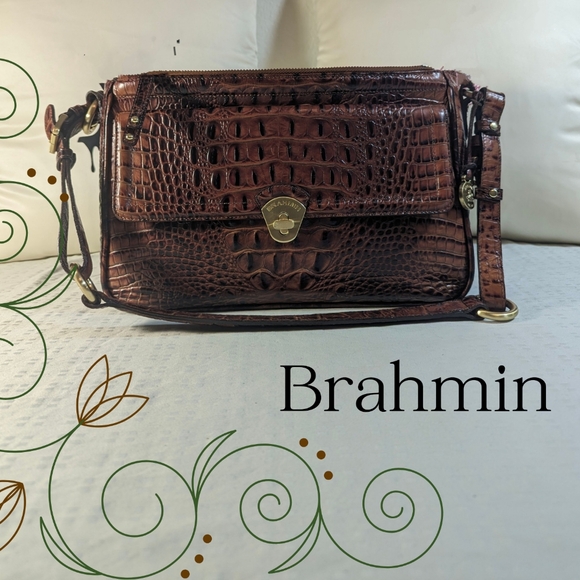 Brahmin Handbags - Brahmin 3-compartment Shoulder Bag Brown